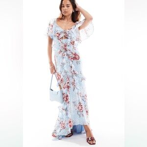 Wedding guest floral dress!